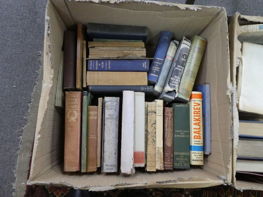 Four boxes of books on music, late 19th century and later - Image 7 of 10