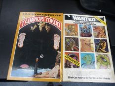 A book of 22 full colour posters of Alien Criminals by Adam Hawkins, and a book of 100 posters of Ta