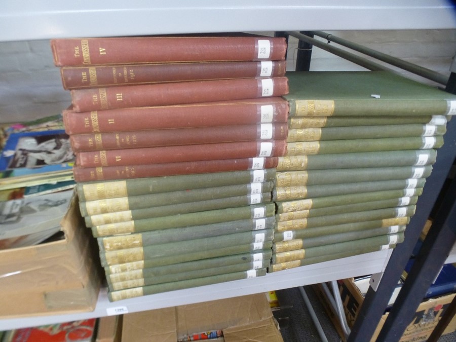 A quantity of 'The Connoisseur' books, 1902 - 1912 approx