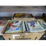 A large quantity of children's books