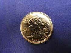 A Queen Elizabeth II gold Sovereign, dated 2000