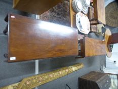 An antique mahogany Pembroke table and one other table having single flap