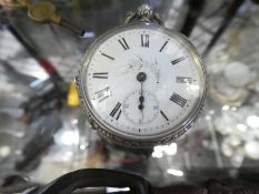 Three Victorian silver pocket watches