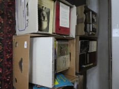 Music; 4 boxes of books on music, some Jazz, late 19th Century onwards