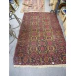 An antique Caucasian runner 309 x 107cms, and one other Afghan rug