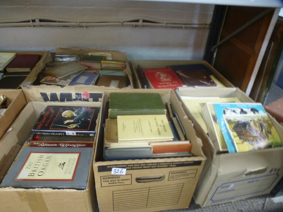 Four boxes of books on music, late 19th century and later - Image 2 of 10