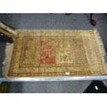 An old prayer rug and two other rugs - 3