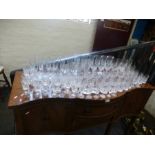 A quantity of mixed drinking glasses, some by Stuart