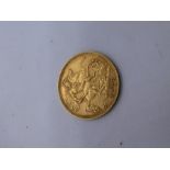 22ct Gold 1909 Half Sovereign