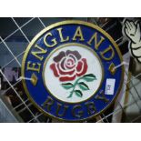 England rugby plaque