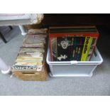 A quantity of vinyl Lp's, singles and others