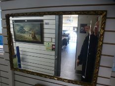 Two gilt framed mirrors