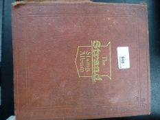 A Victorian stamp album and a box file containing sundry stamps