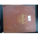 A Victorian stamp album and a box file containing sundry stamps