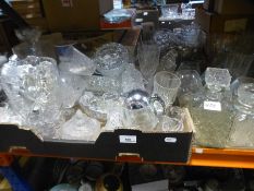 A Shelf of glassware and sundry