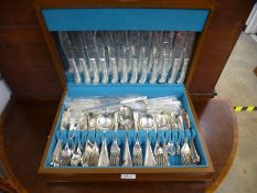A modern canteen of silver plated cutlery by slack and barlow