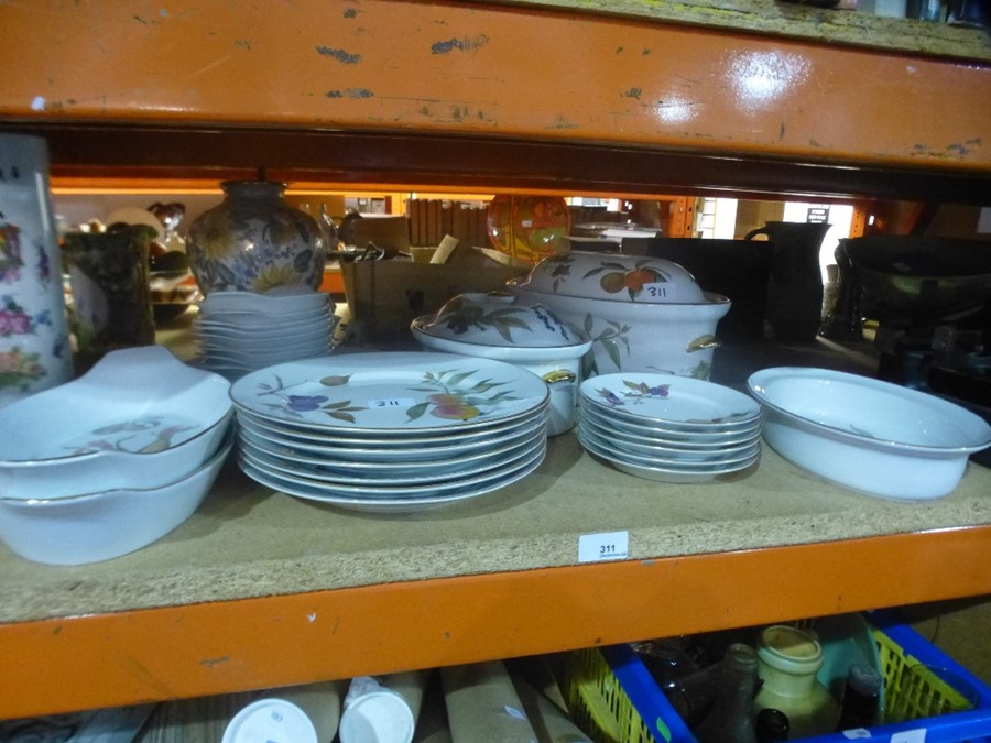A small quantity of Royal Worcester Evesham dinnerware