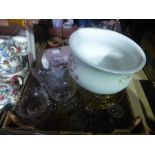 Three cartons of china, glass silver-plate and similar