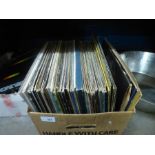 Two cartons of mixed vinyl, mainly LP's mixed genres