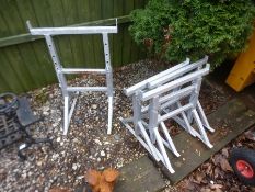 4 adjustable builders trestles