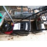 A Mountfield WB45 petrol lawn mower