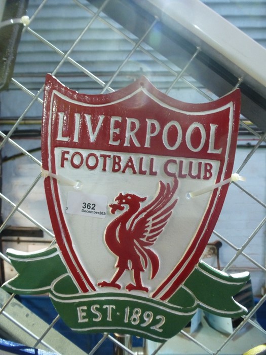 Liverpool football plaque