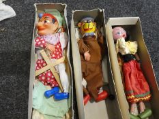 Two Barnsbury puppets of Yogi Bear and Punch, and a Pelham puppet of S S Gypsy - 3
