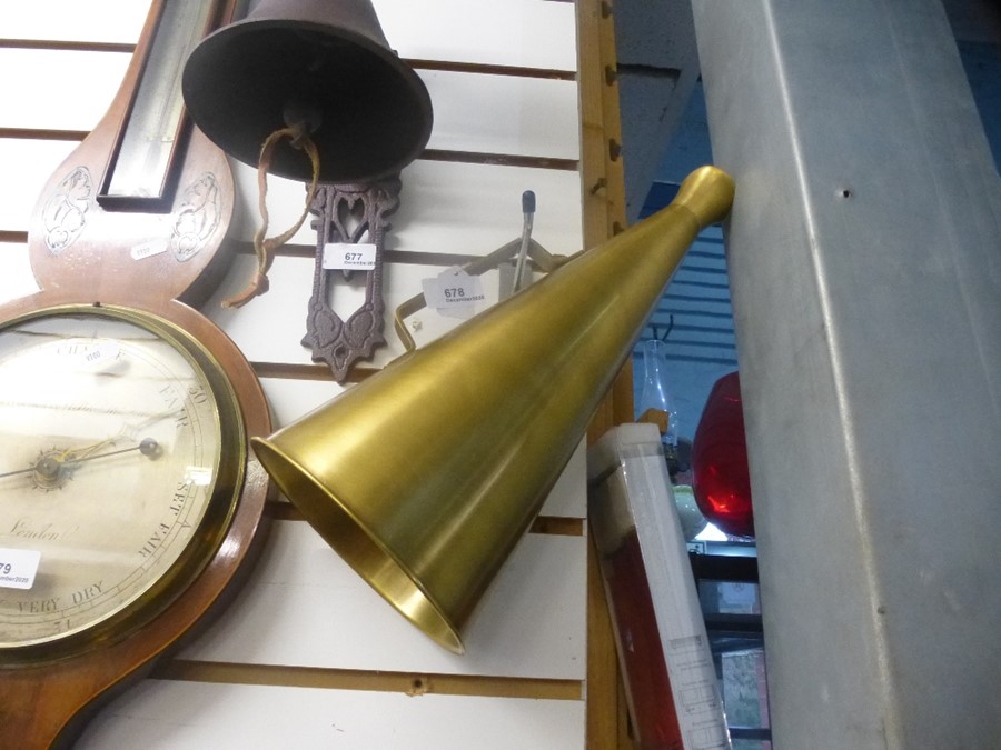 Brass megaphone