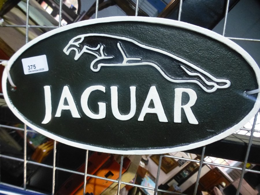 Large Jaguar sign