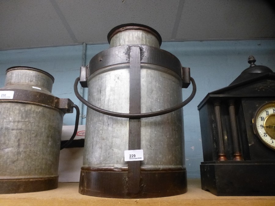 Old milk churn