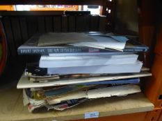 A small quantity of books and ephemera, mainly related to music