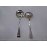 A pair of two Georgian silver ladies hallmarked London 1804 Stephen Adams II Total weight approx 3.3