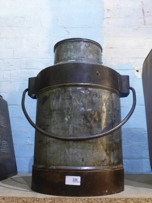 Old milk churn