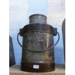 Old milk churn