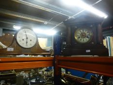 Two old mantle clocks