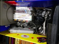 A Sega Mega drive, playstation one and mixed games