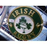 Irish rugby sign