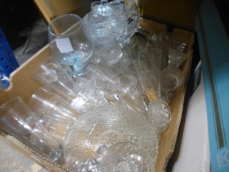 Two boxes of assorted glassware - Image 2 of 4