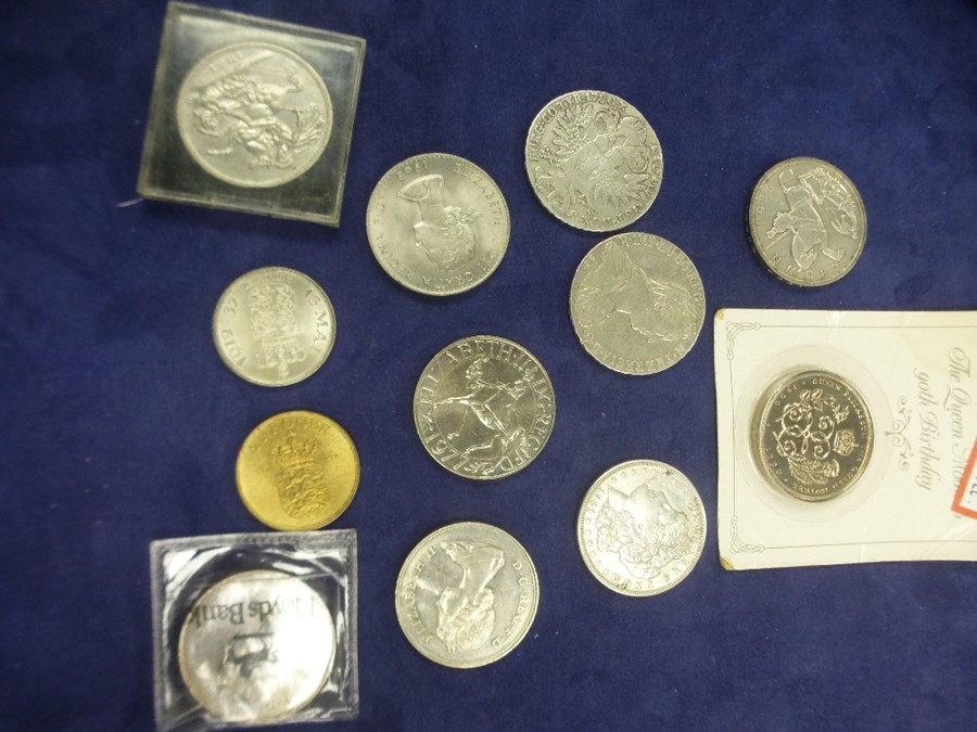 A small quantity of coins including two 1780 Maria Theresa examples - Image 5 of 5