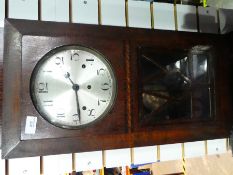 A wall clock and one other