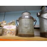 Old milk churn