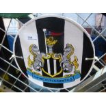 Newcastle football sign