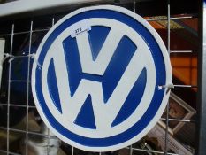 VW plaque