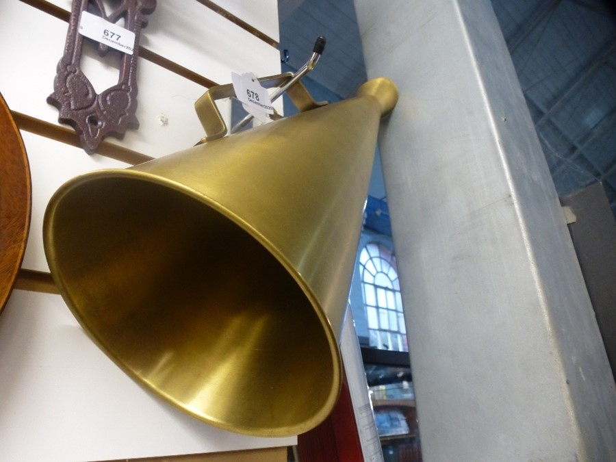 Brass megaphone - Image 2 of 2