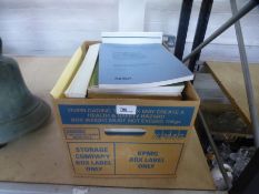 A box of Nasa reference and technical booklets