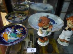 Five rosenthal collectors plates and sundry
