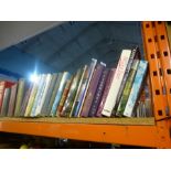 A shelf of assorted books