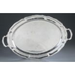 Fabian Mexican silver, two-handle tray.