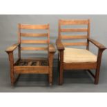 2 Charles Limbert chairs.
