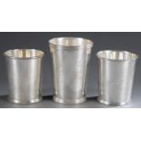 3 Fisher, Mint Julep cups.
